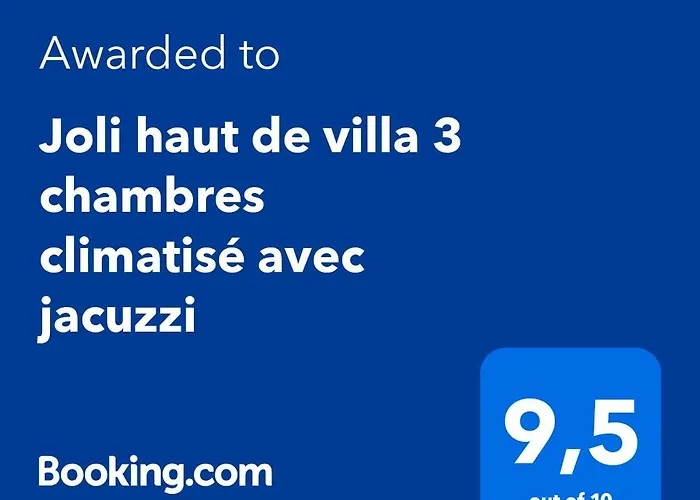 Joli Haut De Villa 3 Chambres Climatise Avec Jacuzzi